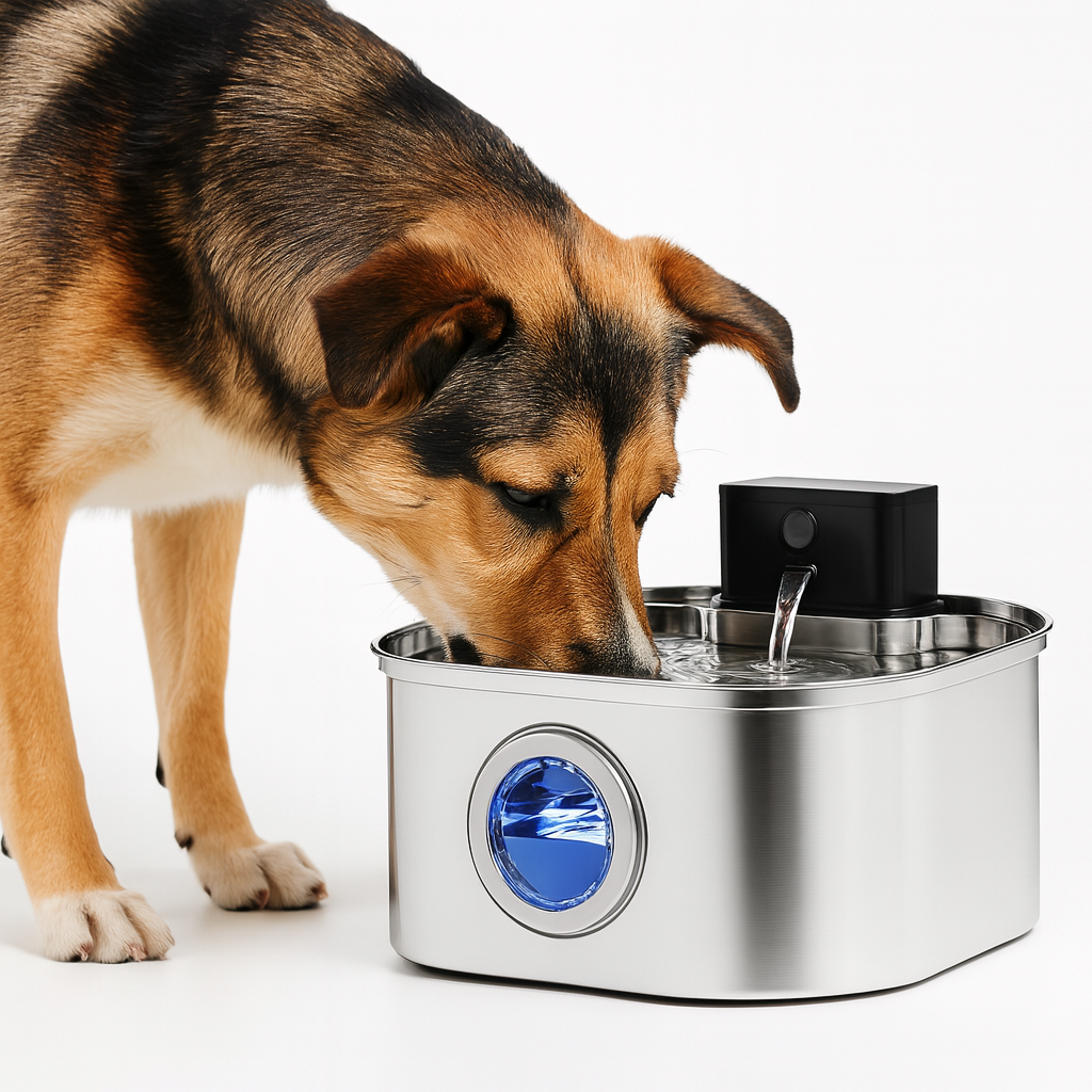 BlushyPaws Hydration Fountain