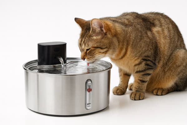 BlushyPaws Hydration Fountain